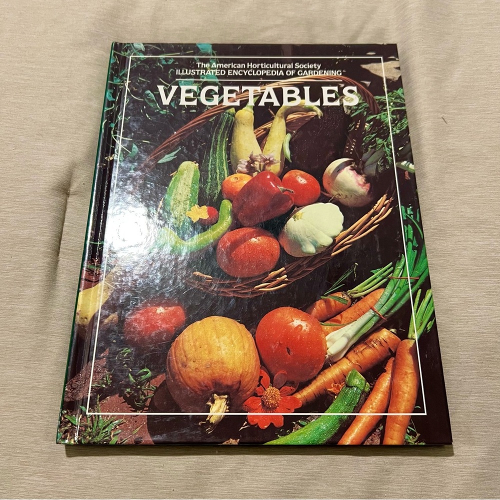 🌿 AHS Illustrated Encyclopedia of Gardening Vegetables | Vintage 1980 HC